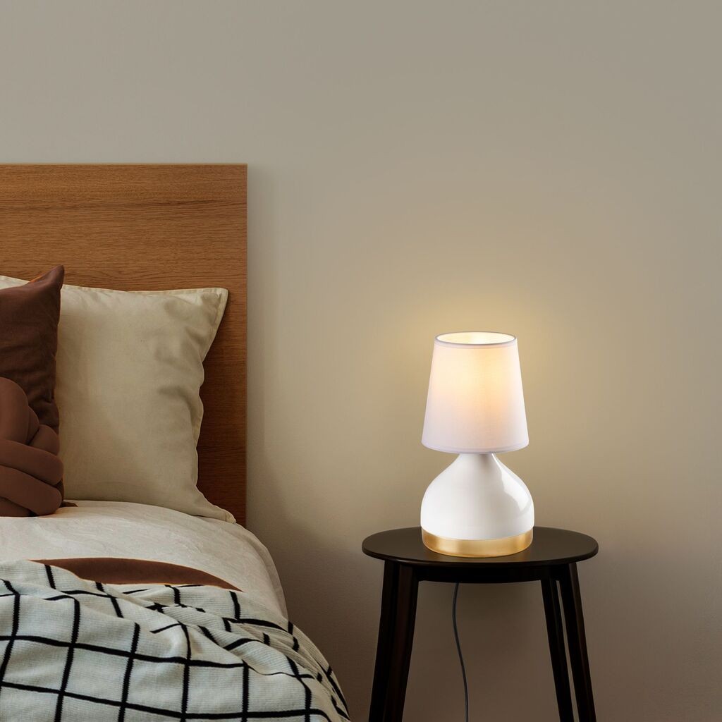 Opviq Set stonih lampi 8023, 17x17x33 cm, IP20, 2 komada, Bijela