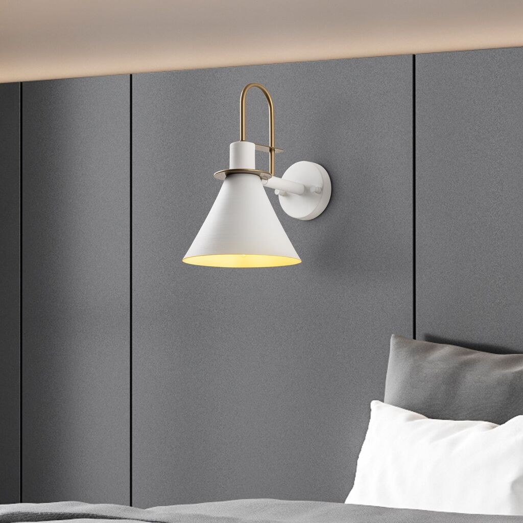 Opviq Zidna lampa Arco-15041, 19x26x32cm, IP20, Bijela