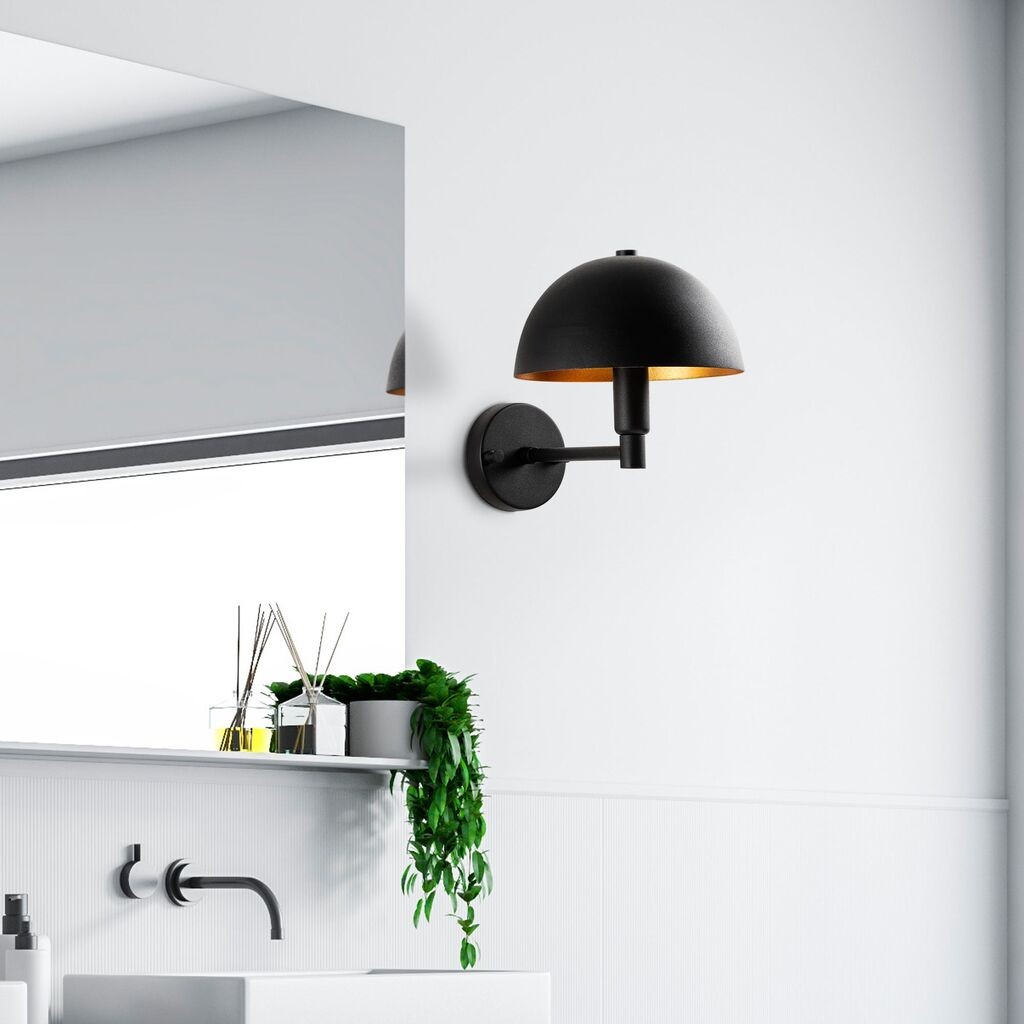 Opviq Zidna lampa Togg-14837, 20x29x24cm, IP20, Crna