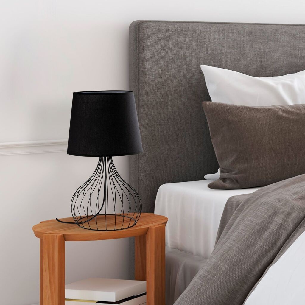 Opviq Stona lampa Telis-5391, 28x28x51 cm, IP20, Crna