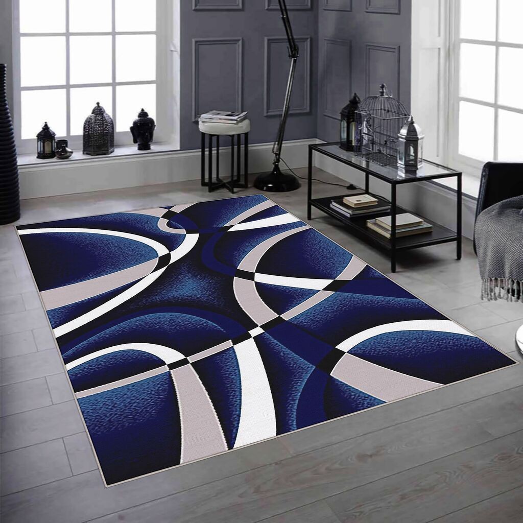 Conceptum Hypnose tepih Woopamuk203, 120x180cm, tamnoplava