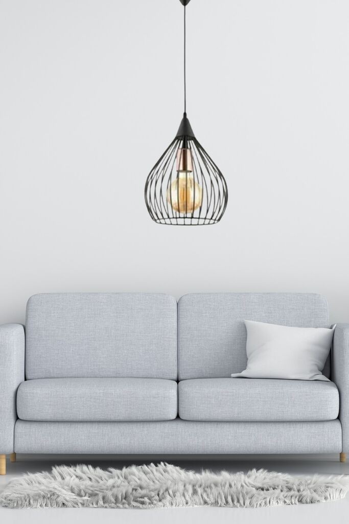 Opviq Luster LB046, 23 cm, IP20, Crna