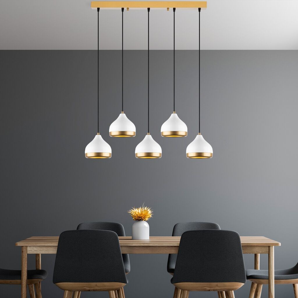 Opviq Luster Yildo-M-7012, 90x17x111cm, IP20, Bijelo-zlatna boja