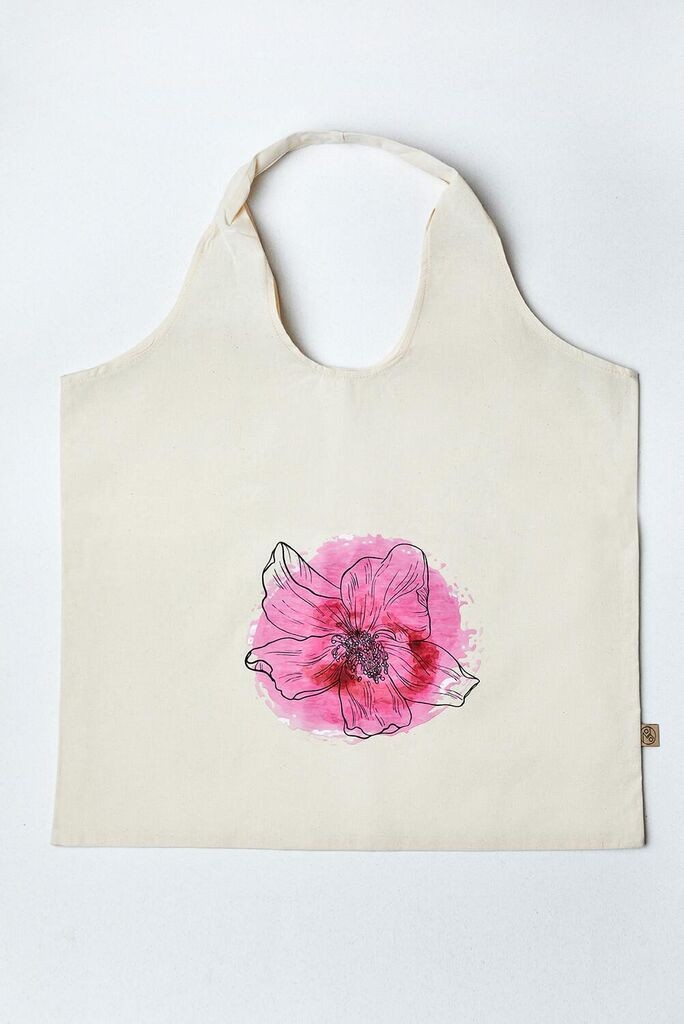 Moyo Ženska torba Maya Tote Bag Flower, Bijela