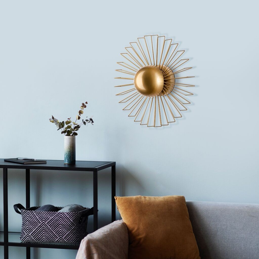 Opviq Zidna lampa Kaya-15231, 45x45x18cm, IP20, zlatna boja