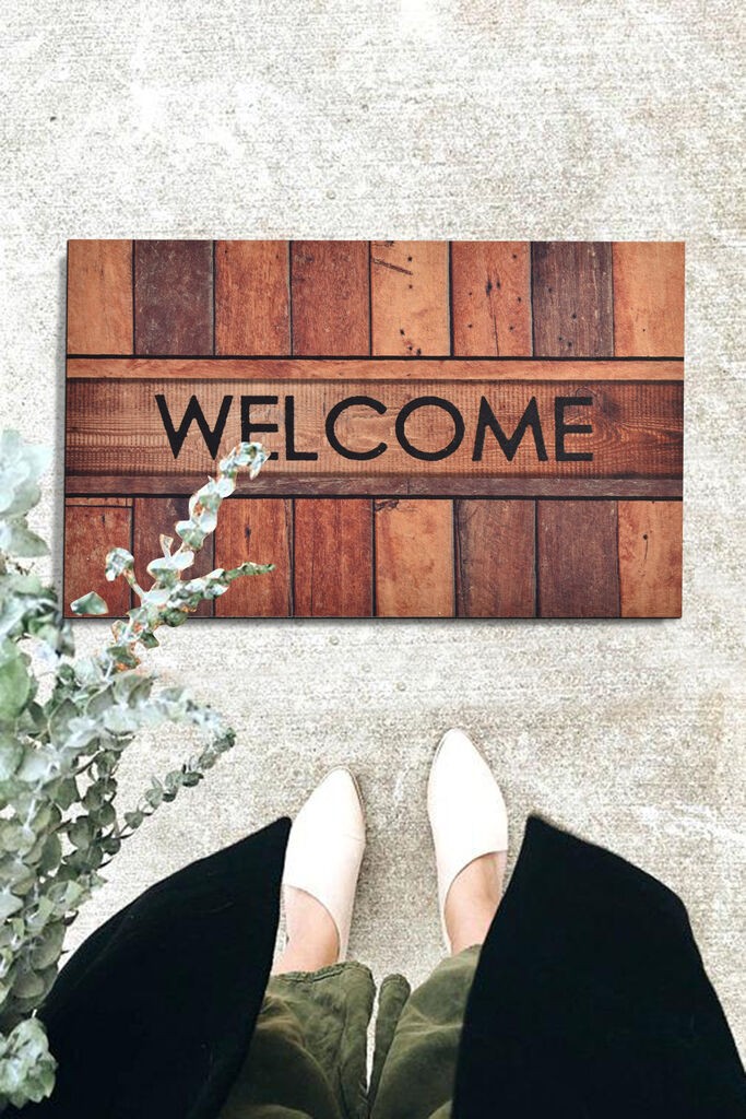 Conceptum Hypnose prostirka od tvrdog drveta, 40x60 cm, šarena