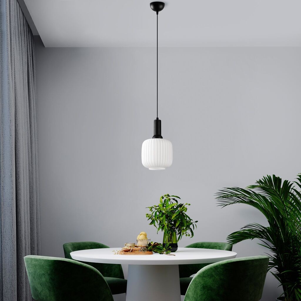 Opviq Luster Asker-15187, 20x20x118cm, IP20, Bijelo-crna