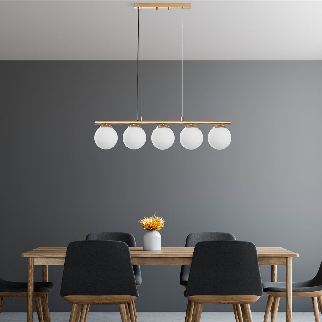 Opviq Luster Dual-13764, 15cm, IP20, Bijelo-zlatna boja