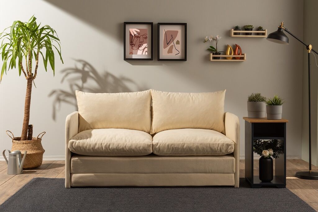 Atelier del Sofa Saga XL dvosjed, 148 x 70 x 66 cm, krem