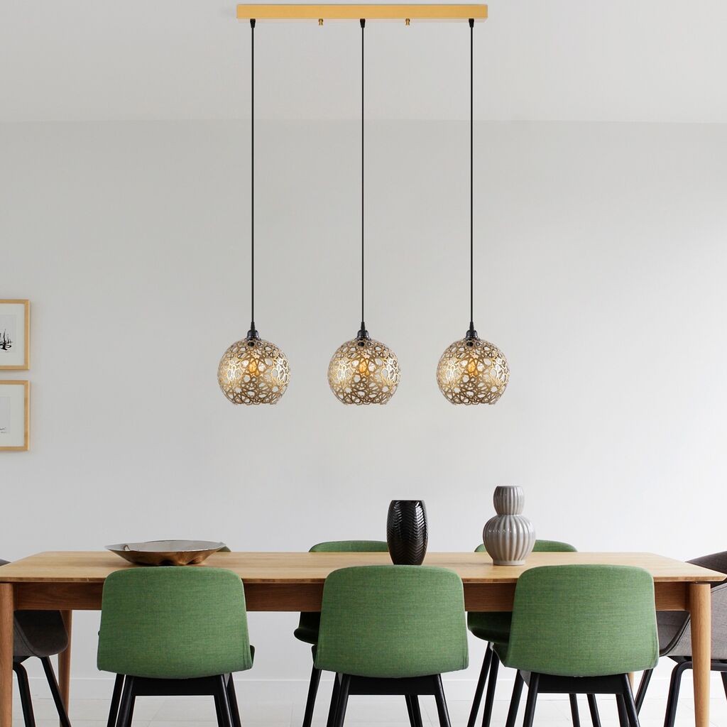 Opviq Luster Selcuklu-Mr-786-1, 100x25x117cm, IP20, Zlatna boja