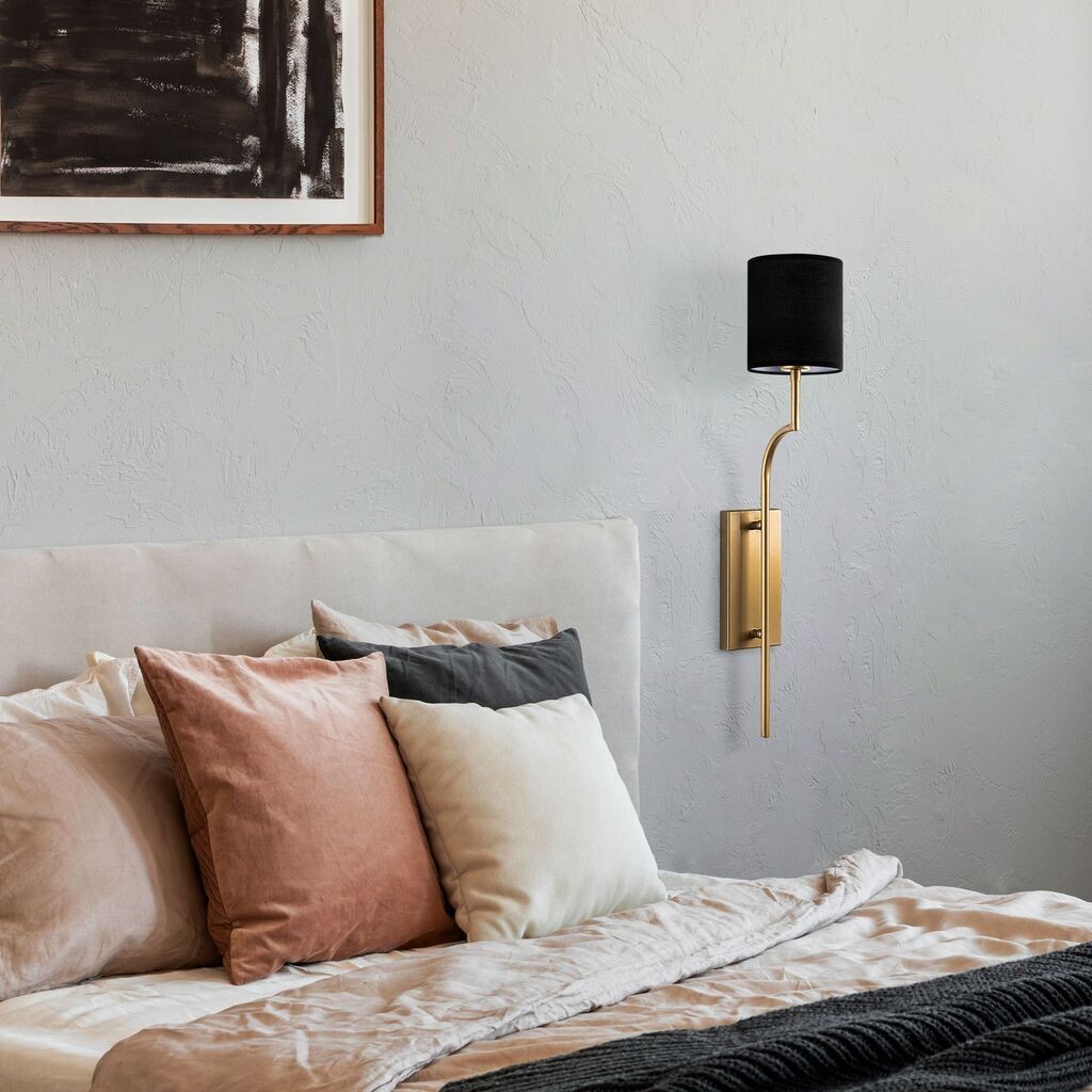 Opviq Zidna lampa Lumora-15336, 14x22x72cm, IP20, Zlatno-crna boja