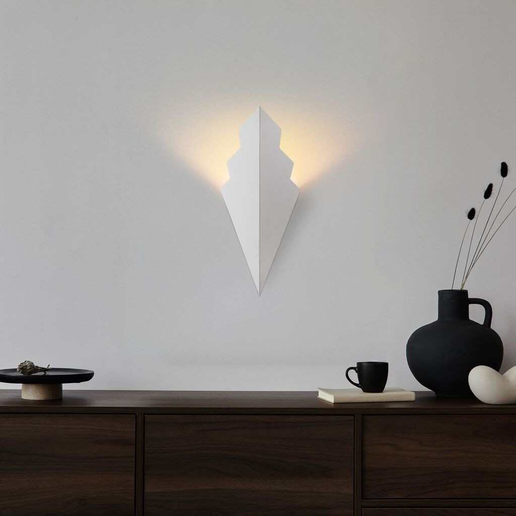 Opviq Zidna lampa Arrow-15173, 17x40x15cm, IP20, Bijela