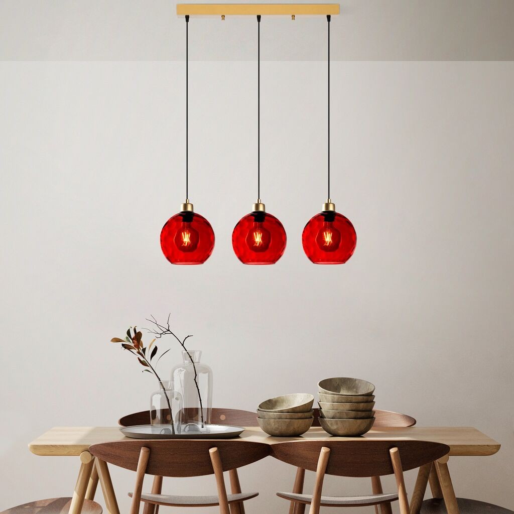 Opviq Luster Benek-20-14351, 70x20x120, IP20, Zlatno-crvene boje