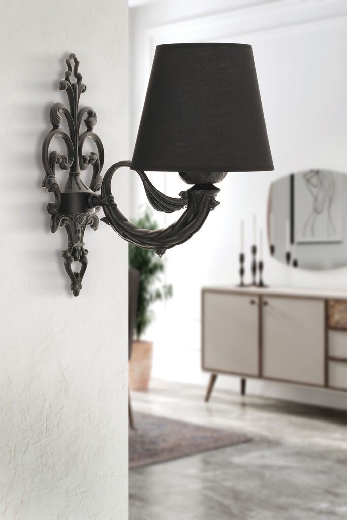 Opviq Zidna lampa Lily, 15x10x13cm, IP20, Crna