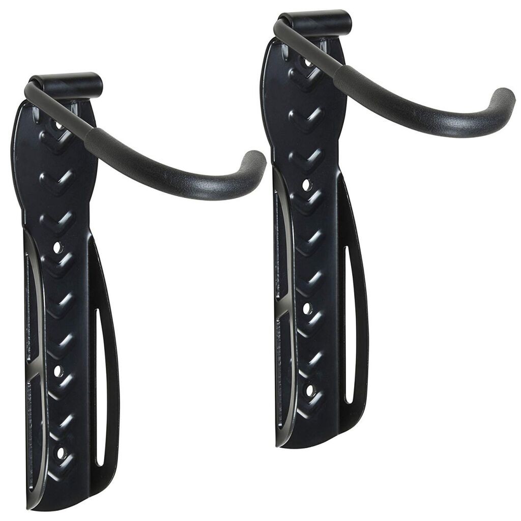 VonHaus Zidni nosač bicikla, 2 komada, Crni