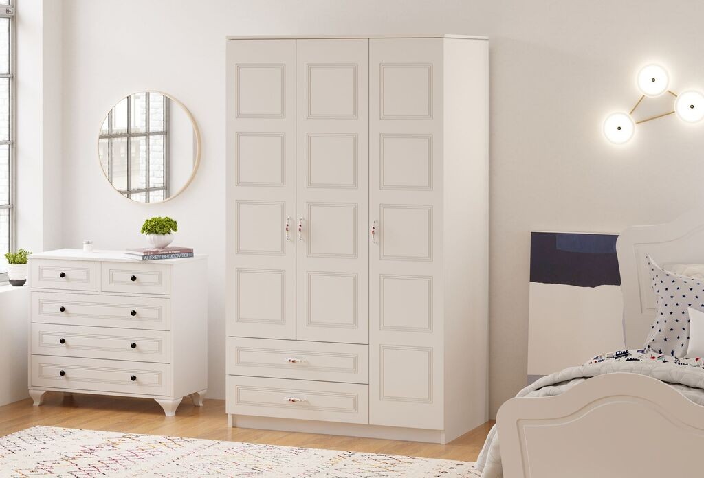 Hanah Home Ormar Rb-002, 105x180x52 cm, Bijeli