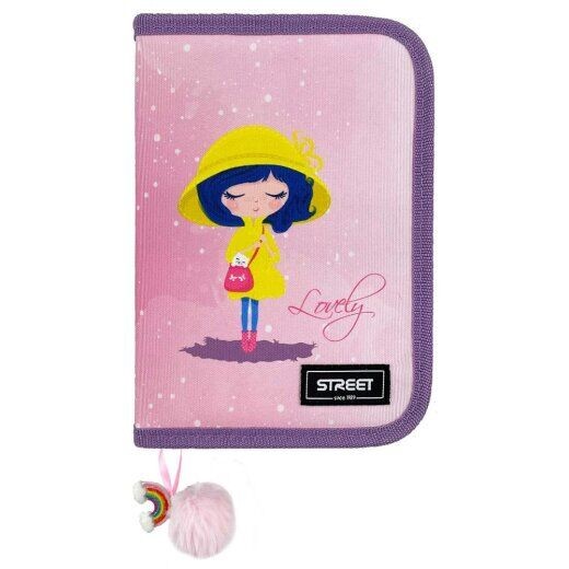 Street Pernica Rain Girl, Prazna, 1 Zip, 2 preklopa, Ljubičasti