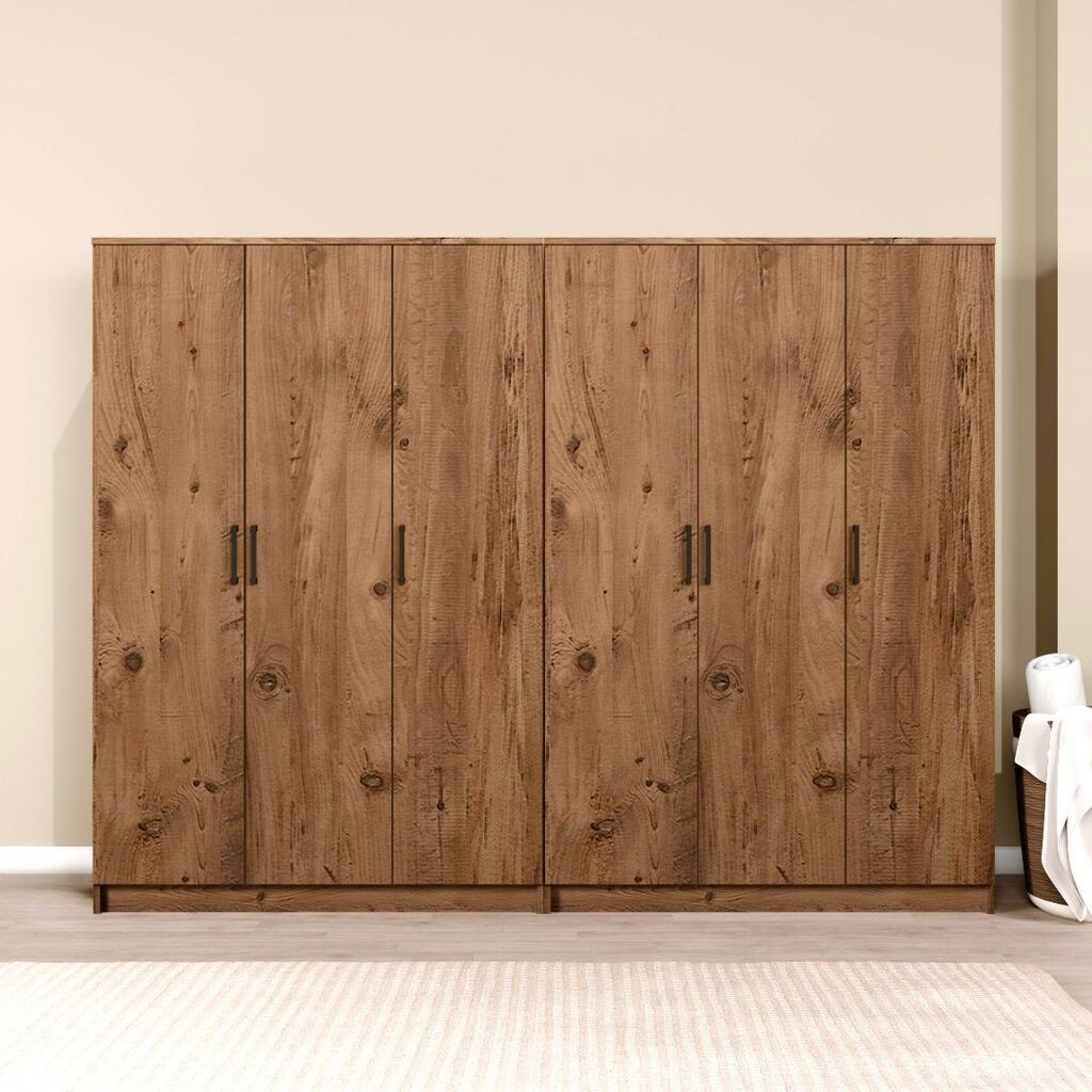 Hanah Home Ormar Kardelen 1600-120, 240x180x51.8 cm, , Smeđa