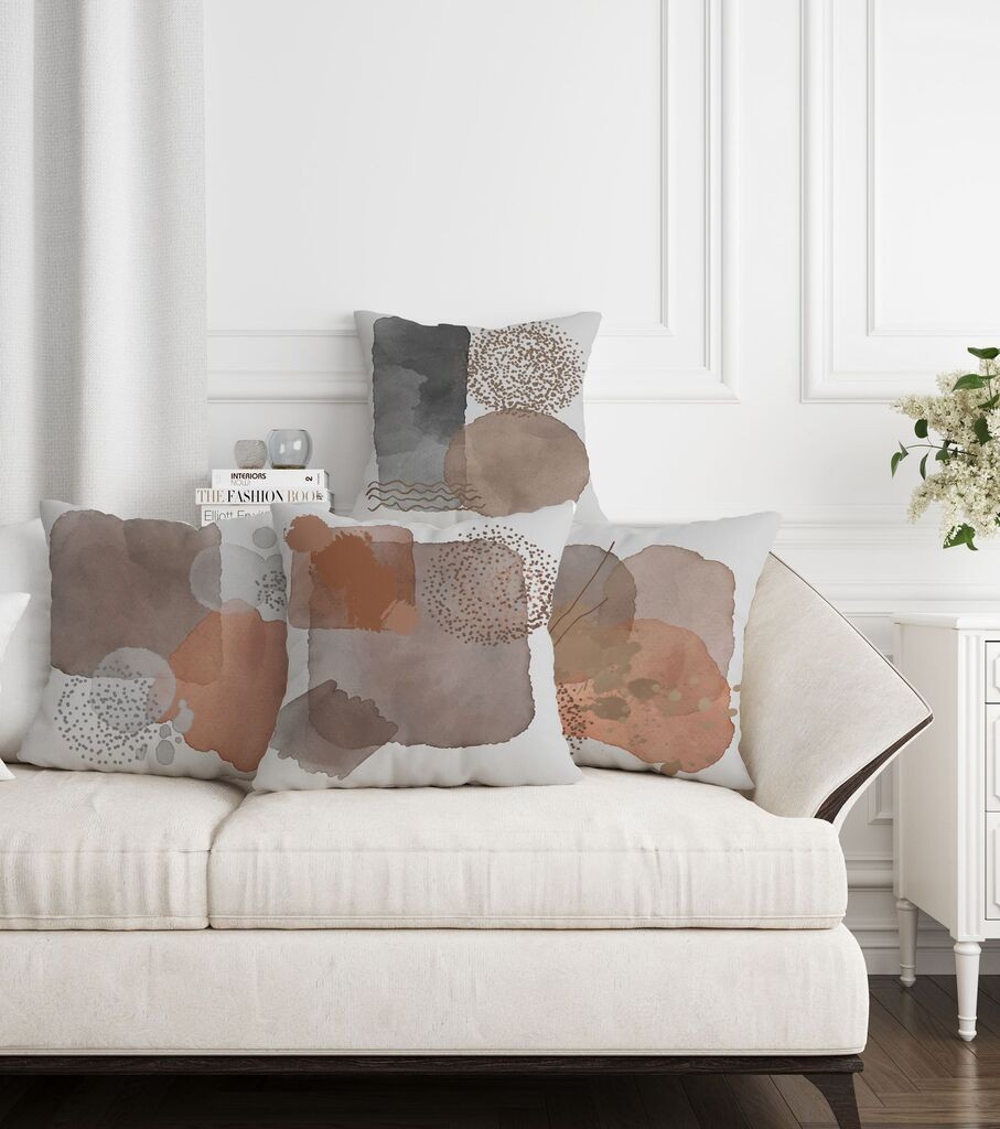 Aberto Design Set ukrasnih jastučnica ASR-plw4-14, 43 x 43 cm, 4 komada, Višebojne