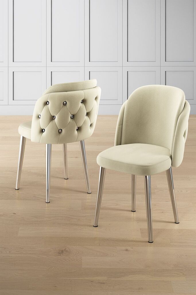 Hanah Home set stolica Axle, 85x59x98 cm, 4 dijela, krem