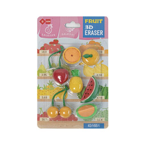 Manal Set gumica Fruit, 7 komada