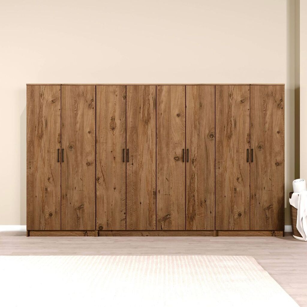 Hanah Home Ormar Kardelen 1600-125, 300x180x51.8 cm, , Smeđa