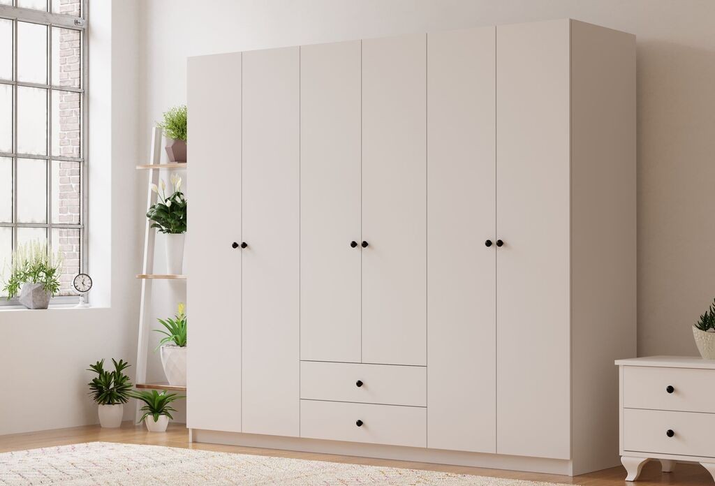 Hanah Home Ormar Rb-069, 180x180x45 cm, Bijeli