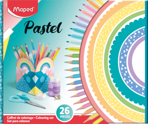 Maped Set pastelnih bojica, 26 komada, Šareni