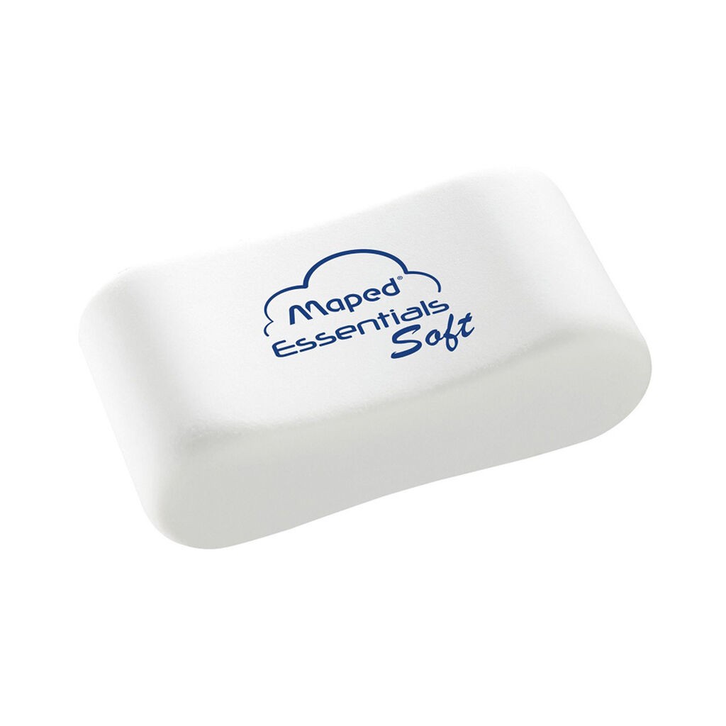 Maped guma mekana, velika, bijela