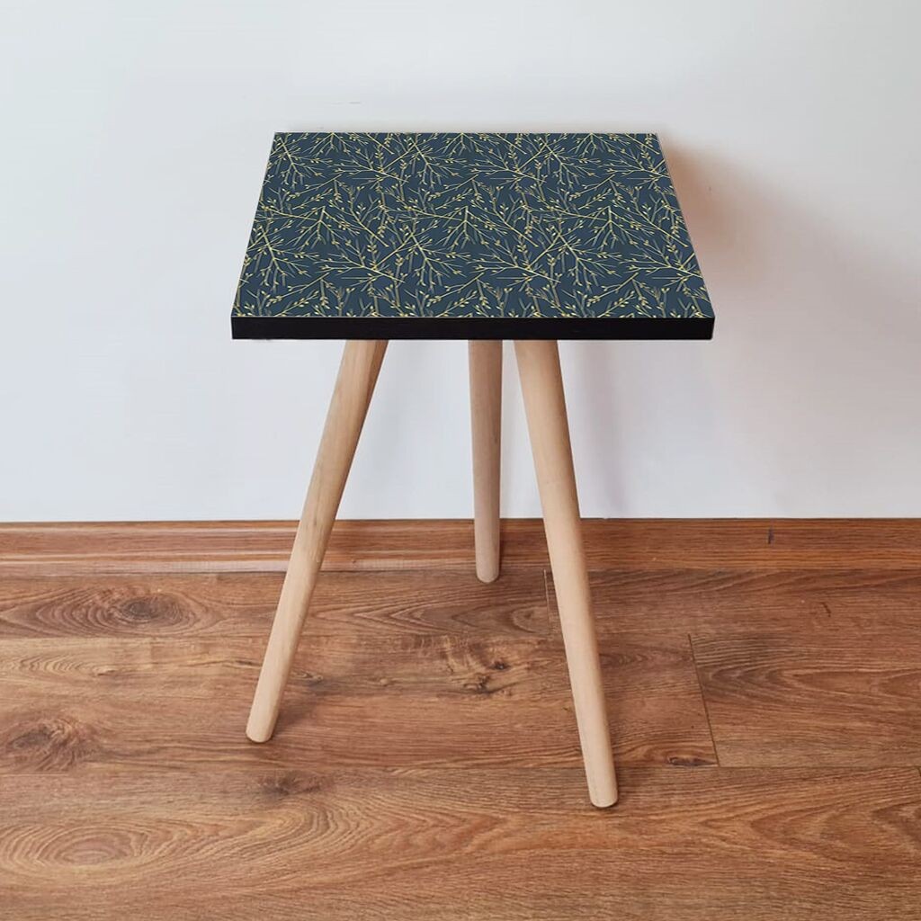 Hanah Home Club sto Shp236, 35x42x35 cm, Tamnoplava