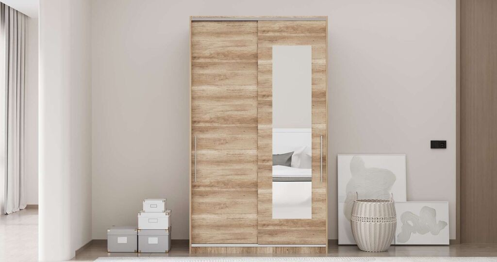 Hanah Home Ormar Elite Plus, 120x207x52 cm, Hrast