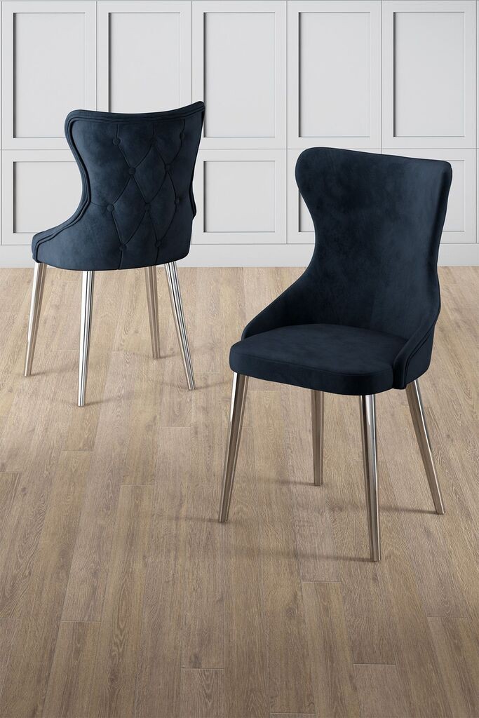 Hanah Home Alpa set stolica, 85x59x98 cm, 4 dijela, antracit boja