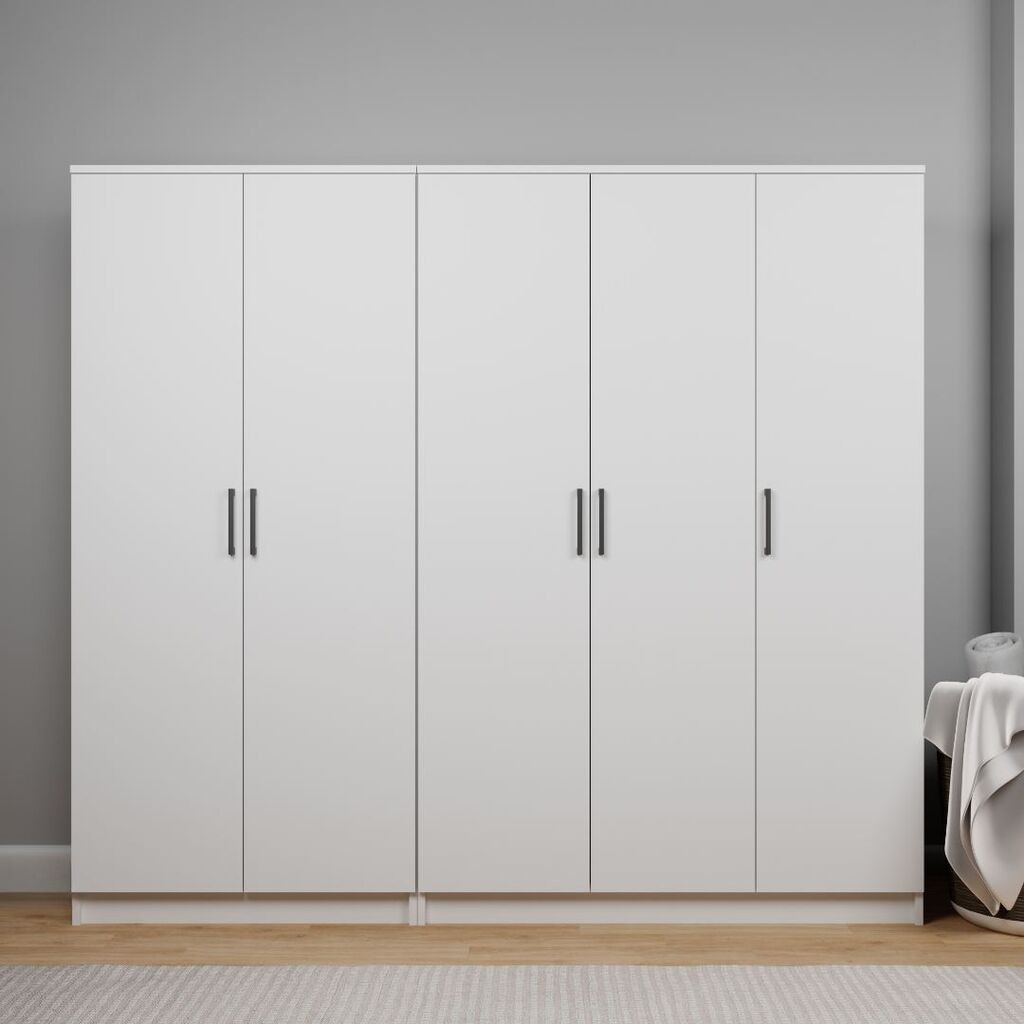 Hanah Home Ormar Kardelen 1600-104, 200x180x51.8 cm, Bijela