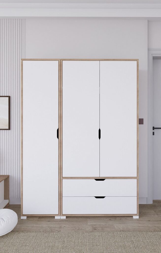 Hanah Home Ormar Nissan 1600-019, 130x183x45 cm, Bijeli