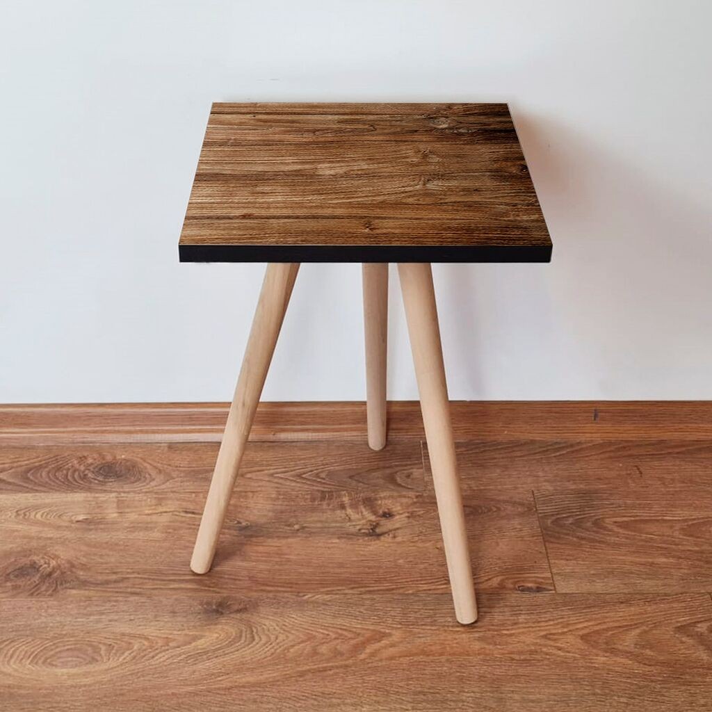 Hanah Home Club sto Shp123, 35x42x35 cm, Smeđa