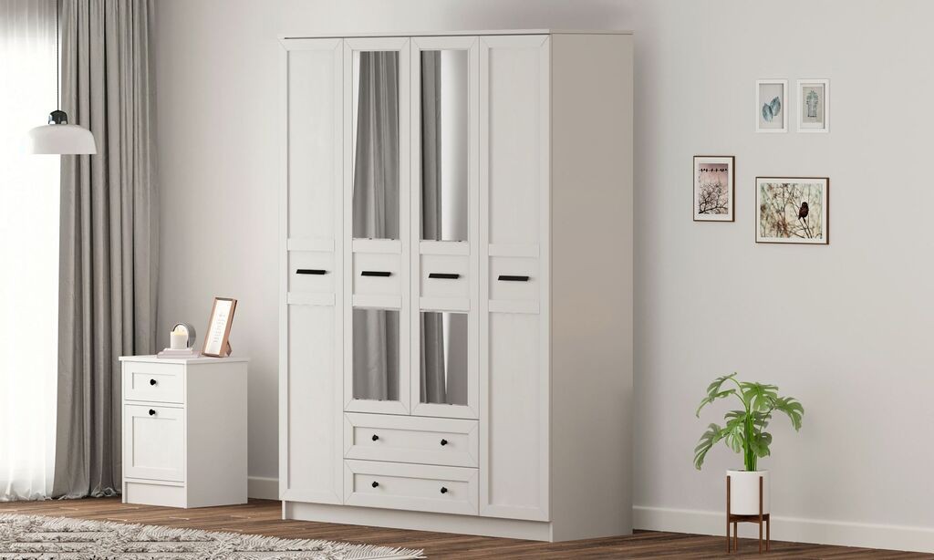 Hanah Home Ormar Rb-168-01-011, 140x210x52 cm, Bijeli