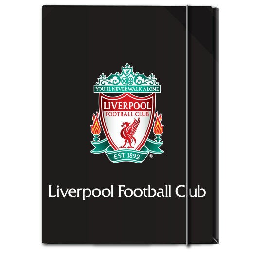 Licence Fascikla sa gumicom Liverpool, A4, Crna