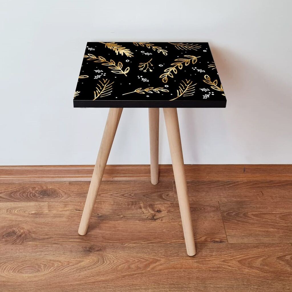 Hanah Home Club sto Shp382, 35x42x35 cm, Crni