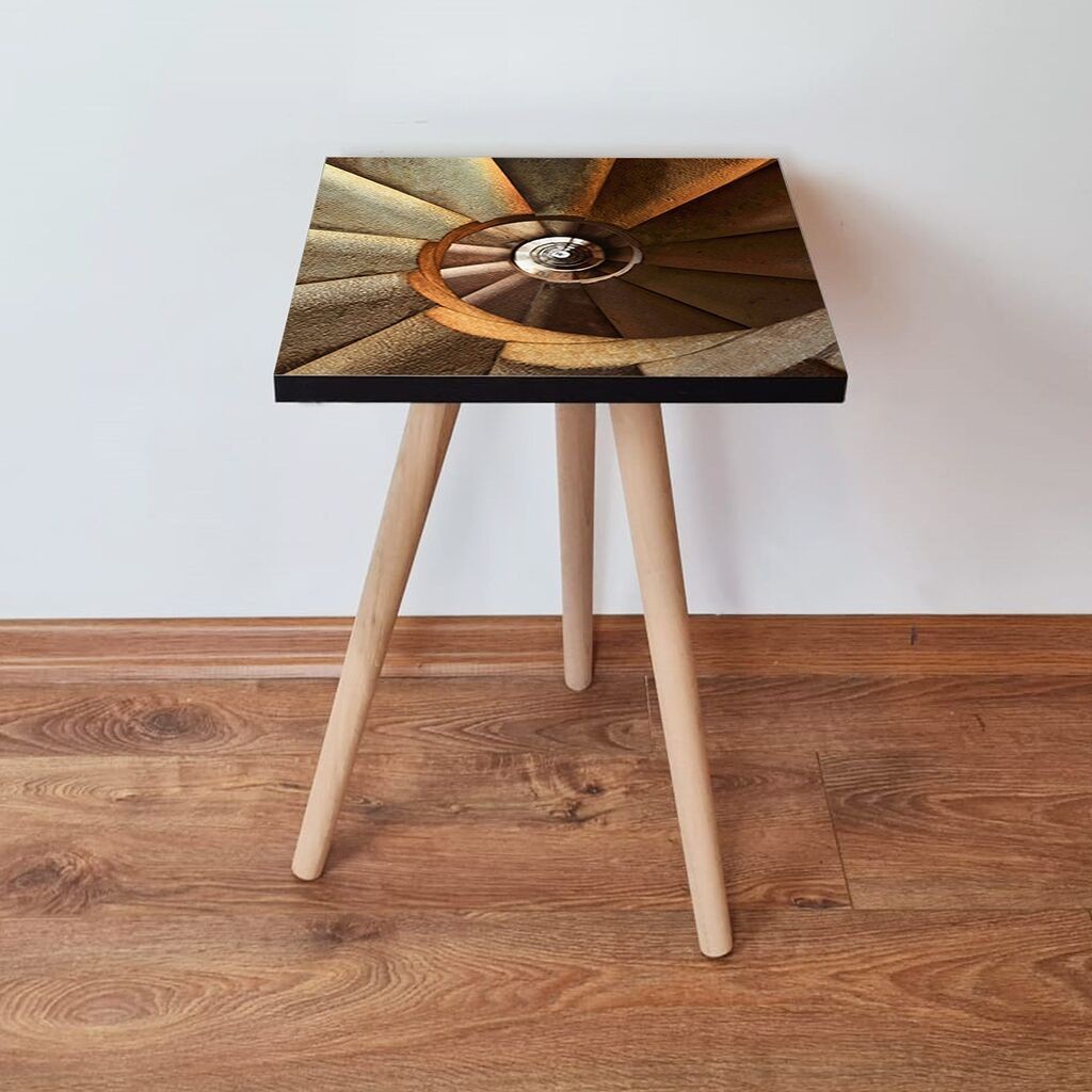 Hanah Home Club sto Shp360, 35x42x35 cm, Smeđa