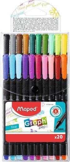 Maped Set finelinera Classic, 20 komada