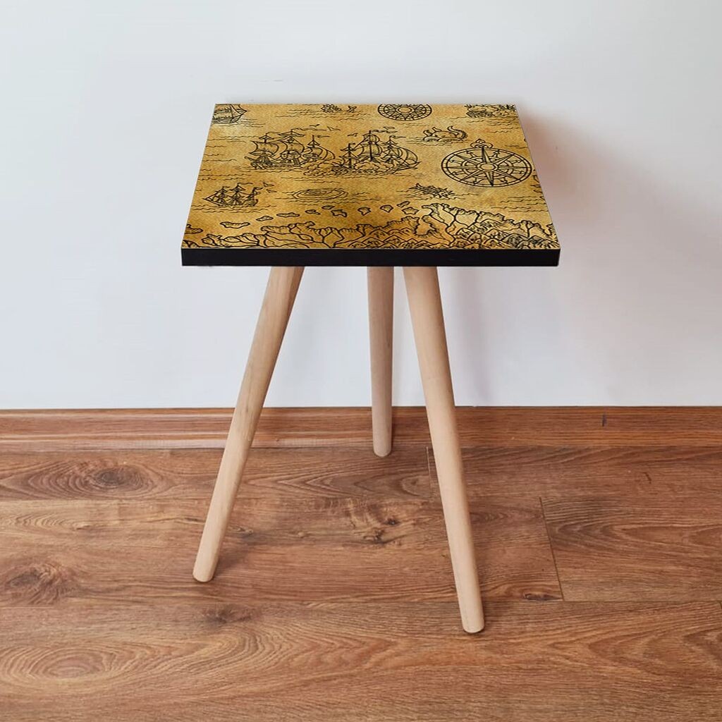 Hanah Home Club sto Shp146, 35x42x35 cm, Smeđa