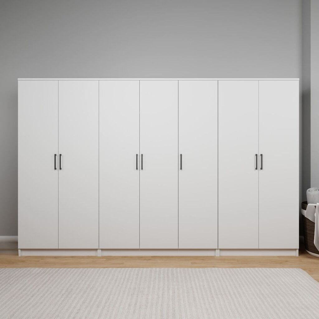 Hanah Home Ormar Kardelen 1600-107, 280x180x51.8 cm, Bijela