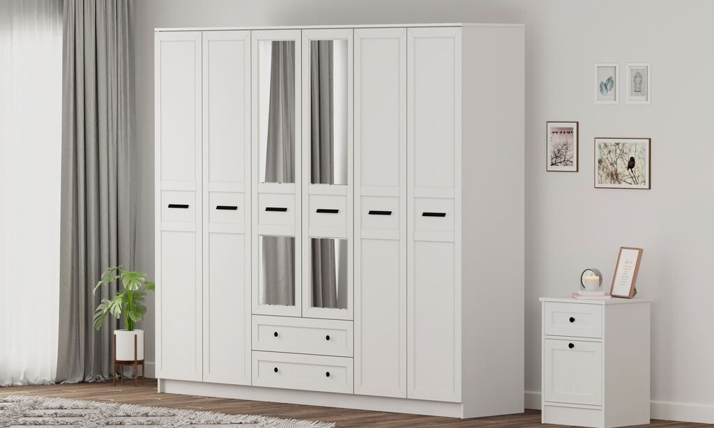 Hanah Home Ormar Rb-168-01-013, 210x210x52 cm, Bijeli