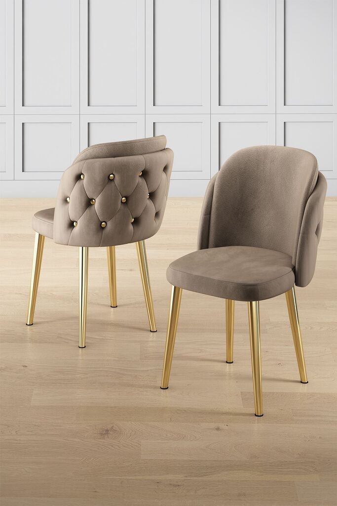 Hanah Home Set stolica Axle, 85x59x98 cm, 4 komada, Smeđe