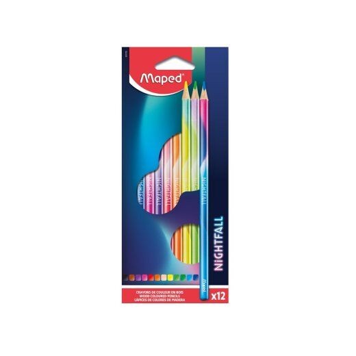 Maped Drvene bojice Nightfall, 12 komada