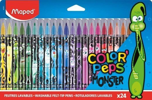 Maped Flomasteri Monster, 24 komada