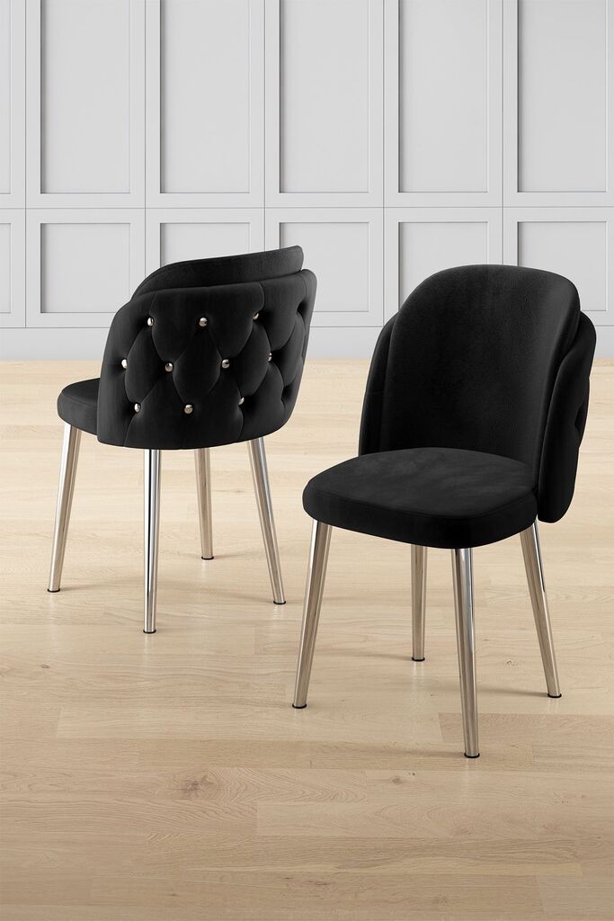 Hanah Home set stolica Axle, 85x59x98 cm, 4 dijela, crna