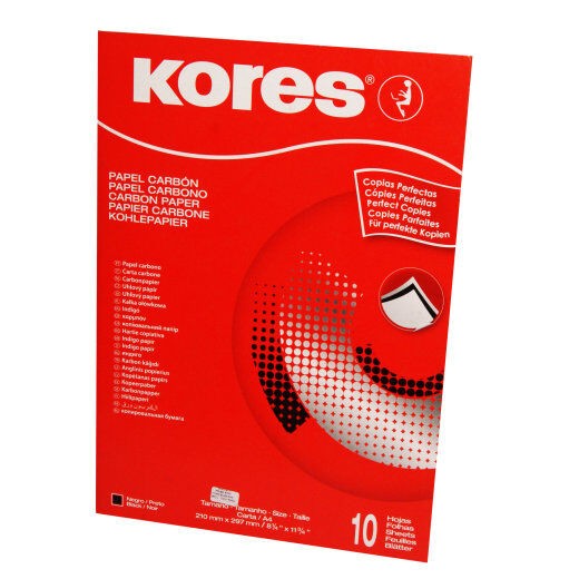 Kores Indigo papir, A4, 10 komada, Crni