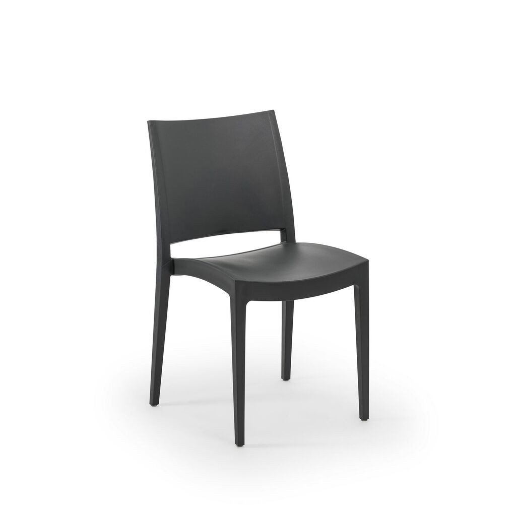 Hanah Home Specto set stolica, 65x48x102 cm, 4 dijela, tamnosiva