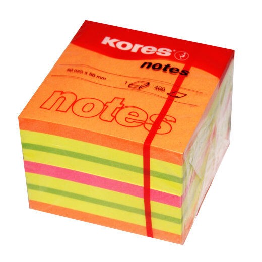 Kores Samoljepljivi listići, 50x50, Šareni